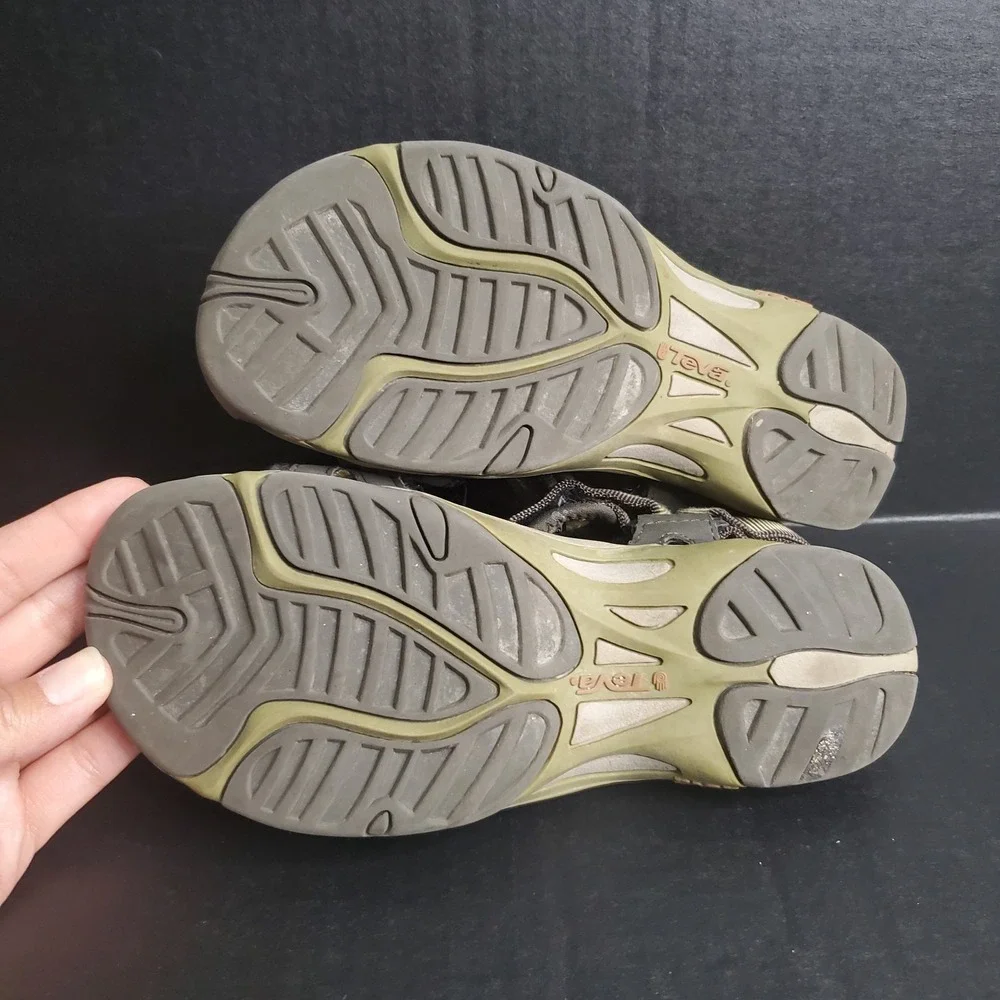 Teva Hiking Sandals Sports Water Green Toachi 6205 Unisex‎ Size 4 Youth Big Kids